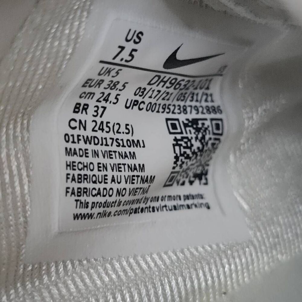Nike Air Force 1 Pixel Leopard Sneakers- Womens- Size 7.5- White- [DH9632-101] - Picture 8 of 12